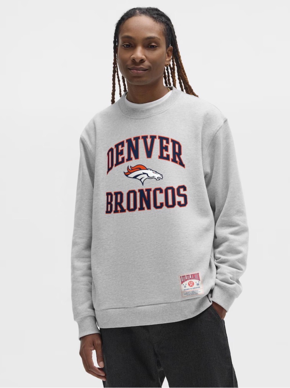 Lululemon Steady State Crewneck- Denver Broncos